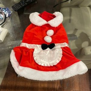 Christmas Santa Dress red white